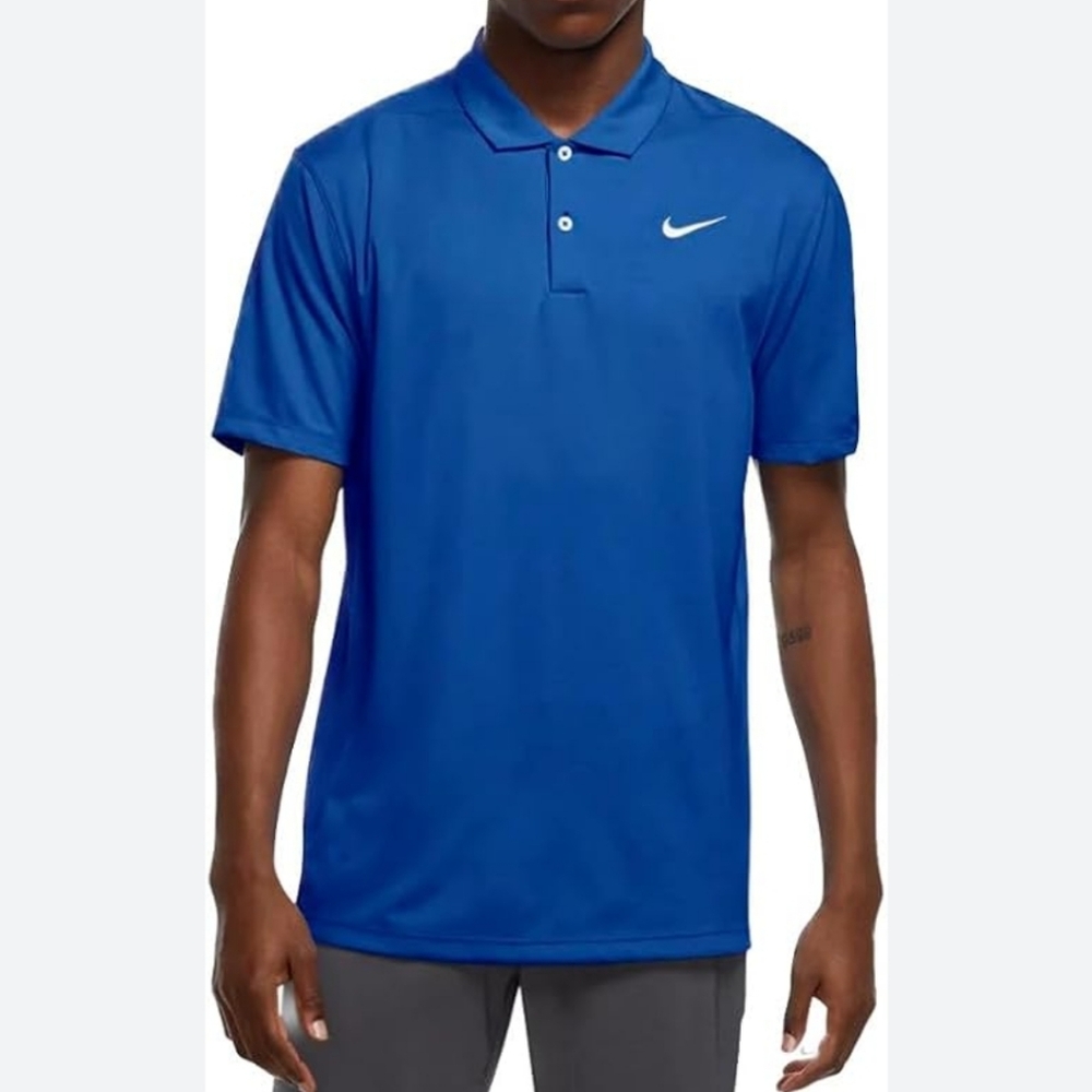 Nike men's blue golf shirt